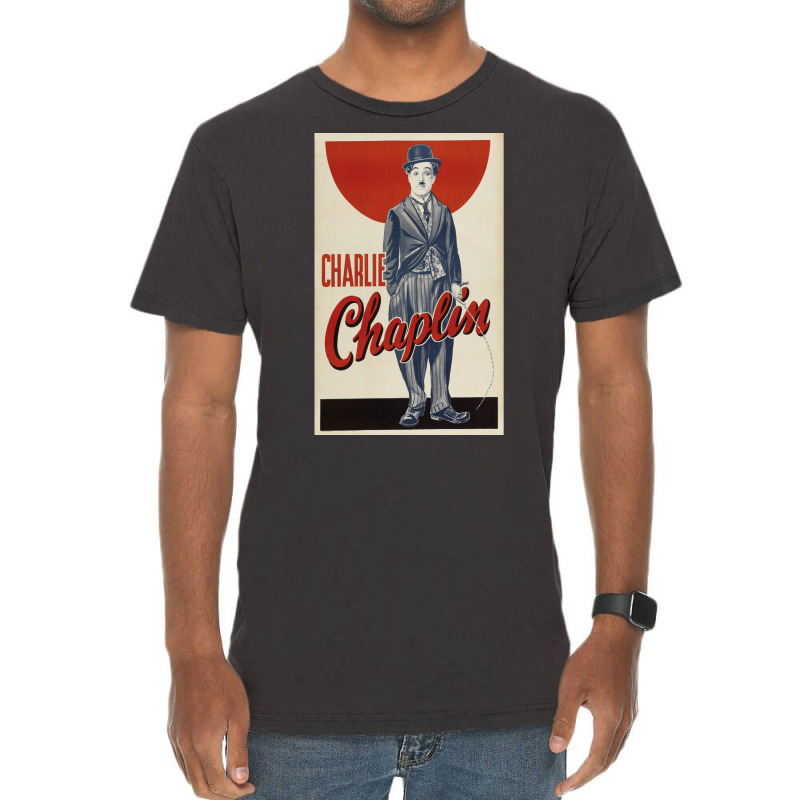 Charlie Chaplin Vintage Poster Active Music Cute Vintage T-shirt | Artistshot