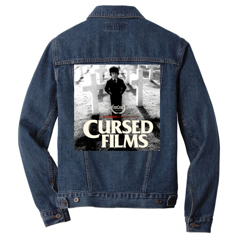 Cursed Films Tv Show Poster 70s Men Denim Jacket by shabnajianxiq | Artistshot