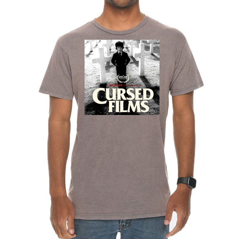 Cursed Films Tv Show Poster 70s Vintage T-Shirt by shabnajianxiq | Artistshot