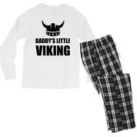 Daddys Little Viking Baby  Summer Men's Long Sleeve Pajama Set | Artistshot