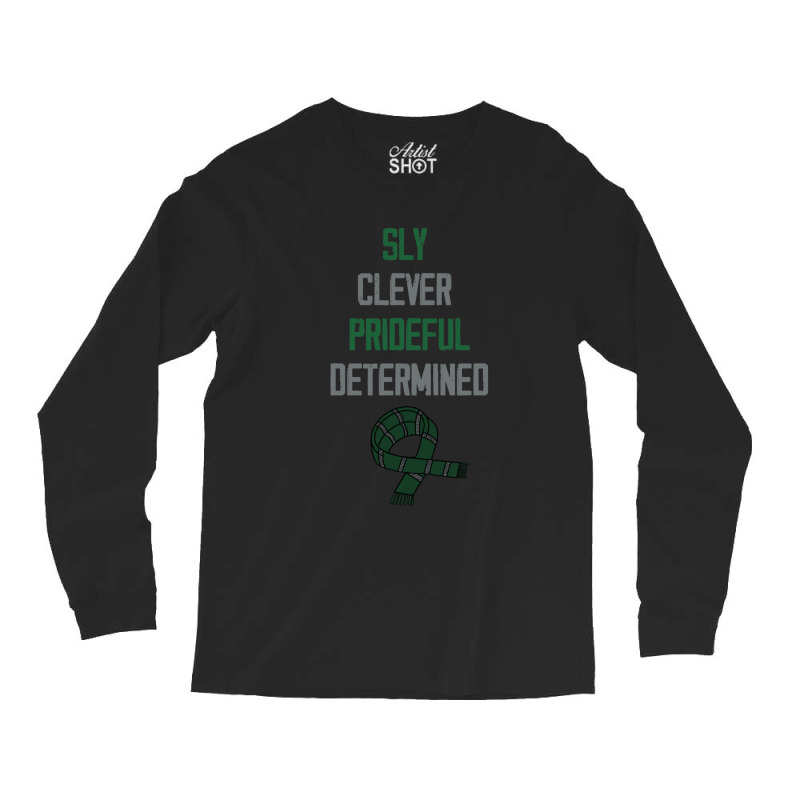 Sly Clever Prideful Determined Scarf 1 Long Sleeve Shirts | Artistshot