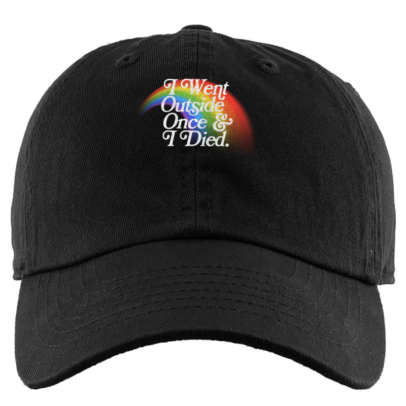 I Went Outside Once I Died Nihilist Meme Design Kids Cap by MernaPutney | Artistshot