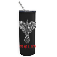 Crow Cross It Can't Rain All The Time Skinny Tumbler | Artistshot