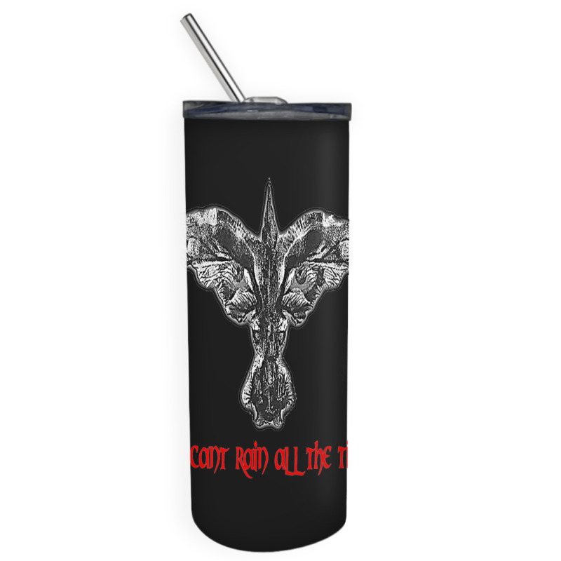 Crow Cross It Can't Rain All The Time Skinny Tumbler | Artistshot