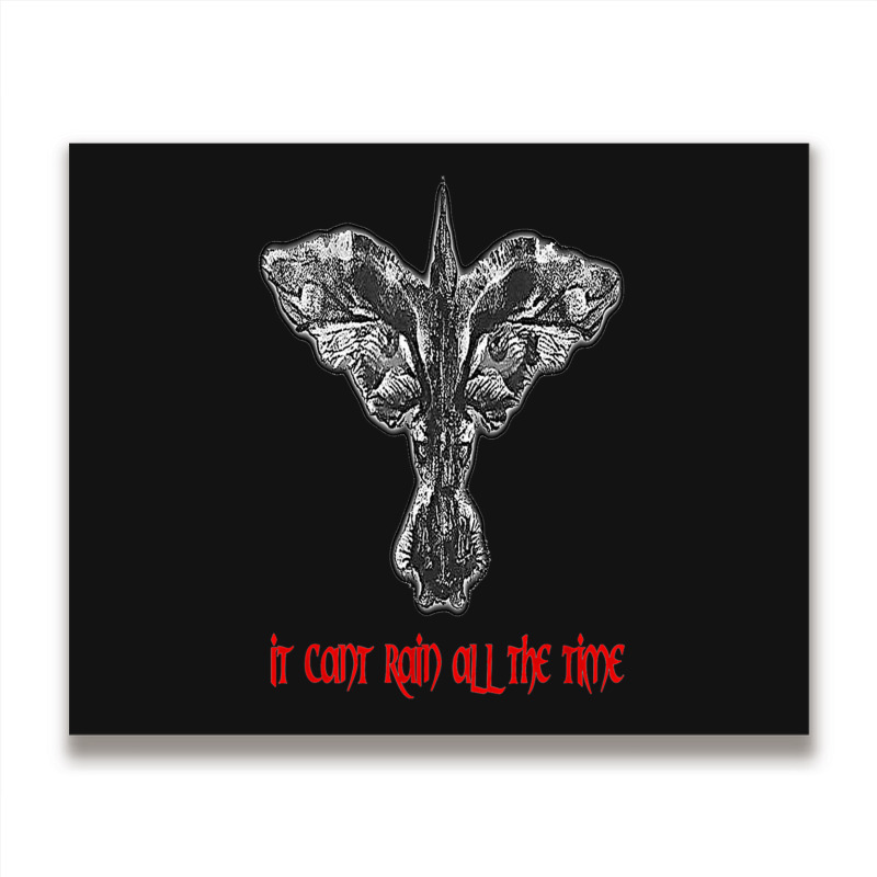 Crow Cross It Can't Rain All The Time Metal Print Horizontal | Artistshot