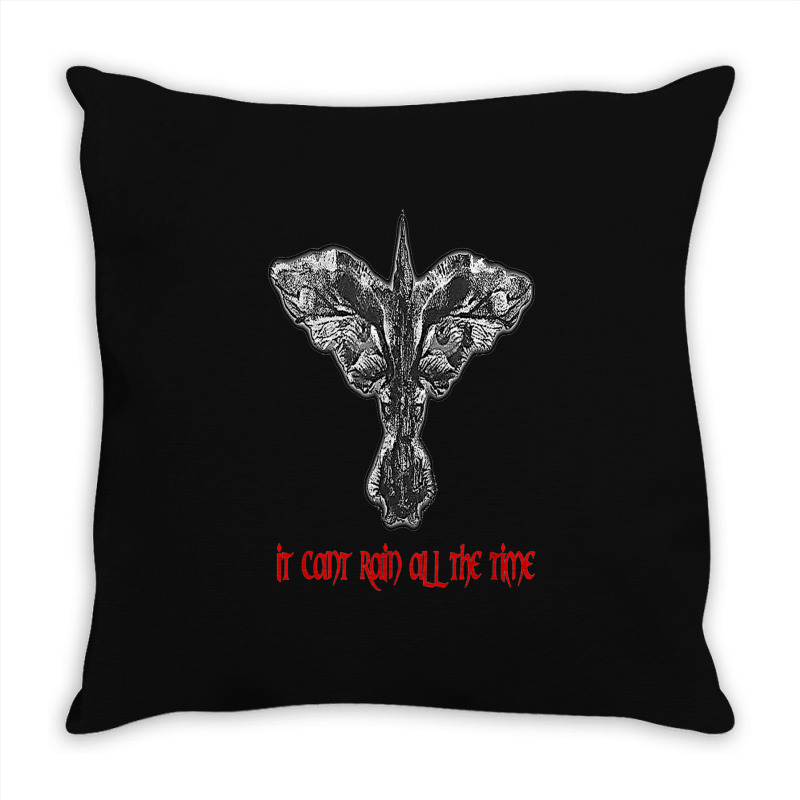 Crow Cross It Can't Rain All The Time Throw Pillow | Artistshot