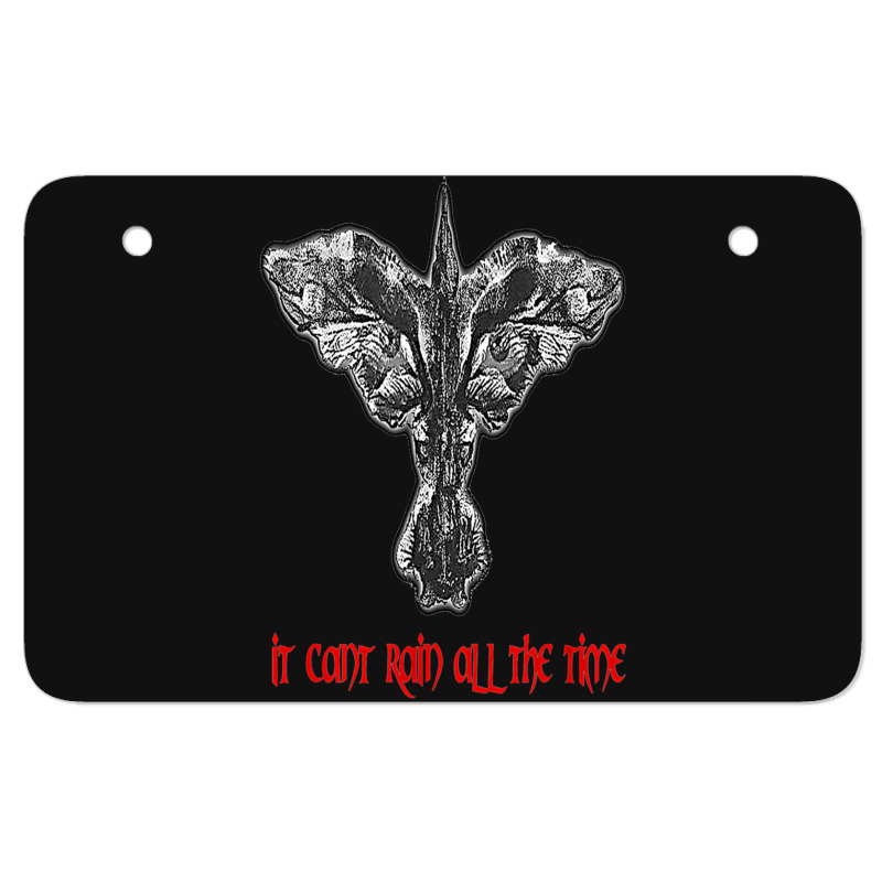 Crow Cross It Can't Rain All The Time Atv License Plate | Artistshot