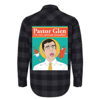 Pastor Glen From Letterkenny Poster Retro Flannel Shirt | Artistshot