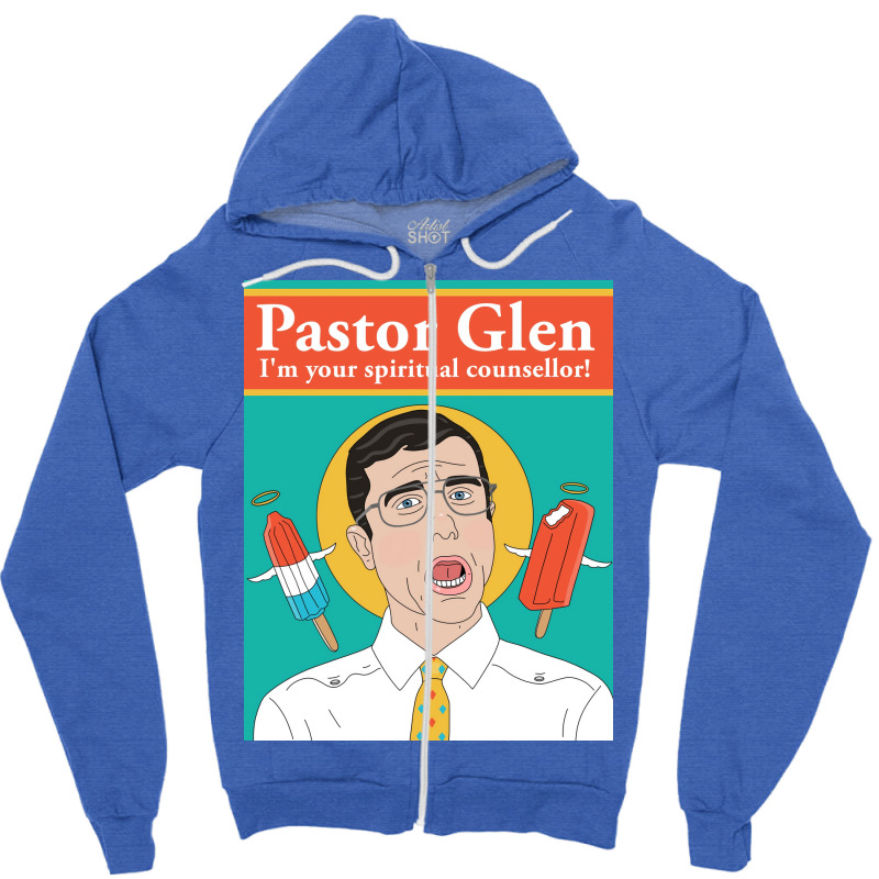 Pastor Glen From Letterkenny Poster Retro Zipper Hoodie by kezzjaxelo | Artistshot