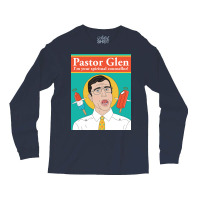 Pastor Glen From Letterkenny Poster Retro Long Sleeve Shirts | Artistshot