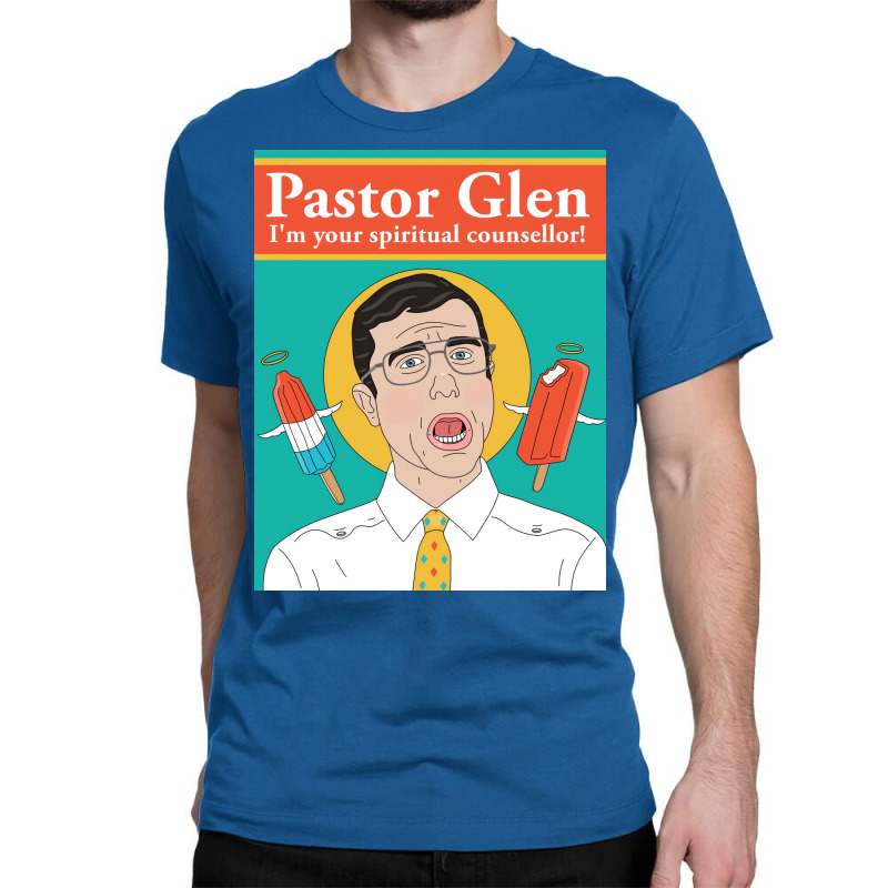 Pastor Glen From Letterkenny Poster Retro Classic T-shirt by kezzjaxelo | Artistshot