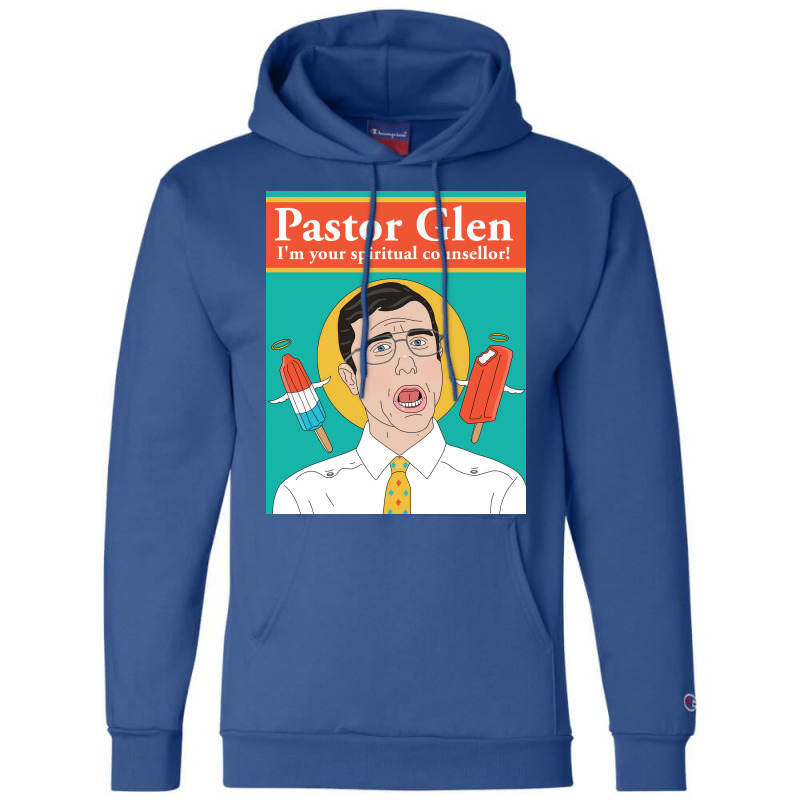 Pastor Glen From Letterkenny Poster Retro Champion Hoodie by kezzjaxelo | Artistshot