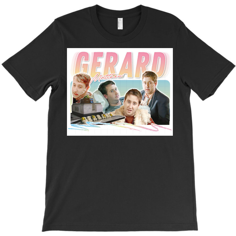 Gerard Retro Style Peep Show Original Fan Art Poster Red (1) T-shirt | Artistshot