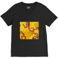 Snake Pattern V-neck Tee | Artistshot