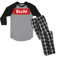 Ecchi Car Slap Men's 3/4 Sleeve Pajama Set | Artistshot