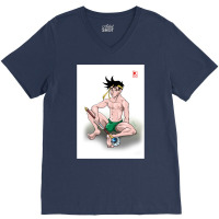 Otaku(x)   Poppu   Dragon Quest Dai No Daibouken V-neck Tee | Artistshot