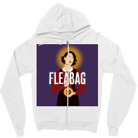 Simple Fleabag With Title Poster Nostalgia Zipper Hoodie | Artistshot