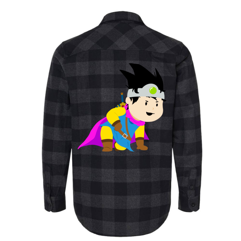 Dragon Quest 3 Hero Flannel Shirt by casonedionq | Artistshot