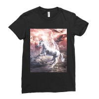 Limited Edition Epic Lightning Unicorn-bwcsc Ladies Fitted T-shirt | Artistshot