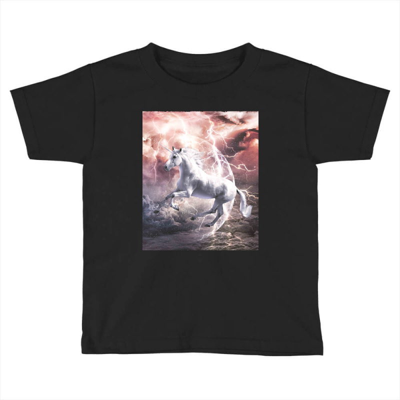 Limited Edition Epic Lightning Unicorn-bwcsc Toddler T-shirt by webberkyla | Artistshot