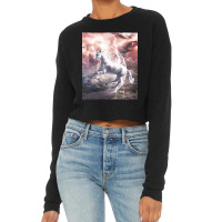 Limited Edition Epic Lightning Unicorn-bwcsc Cropped Sweater | Artistshot