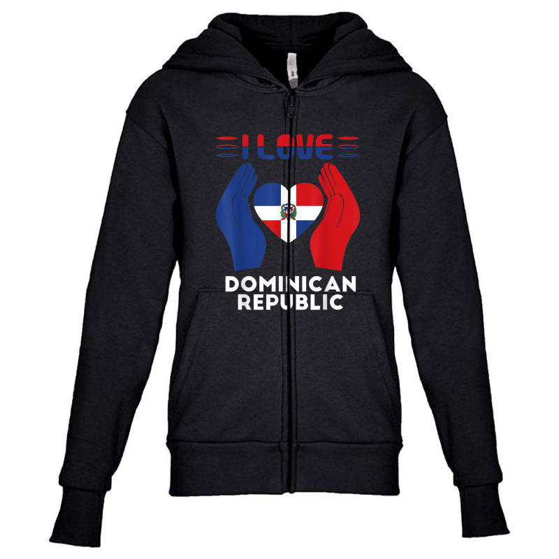 De Republica Dominicana Latina Traditional Dominican Youth Zipper Hoodie by JesusManuelArredondo | Artistshot