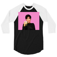 Kris Jenner Poster Hipster (1) 3/4 Sleeve Shirt | Artistshot