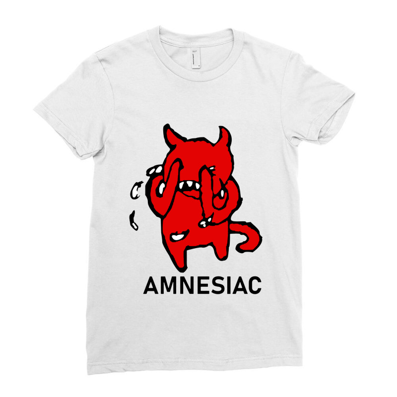 Amnesiac Best Album Ladies Fitted T-Shirt by bakurujak | Artistshot