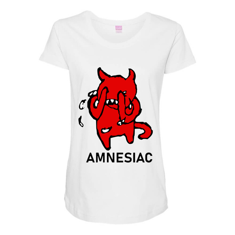 Amnesiac Best Album Maternity Scoop Neck T-shirt by bakurujak | Artistshot