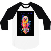 Legion Poster Cute Vintage (1) 3/4 Sleeve Shirt | Artistshot