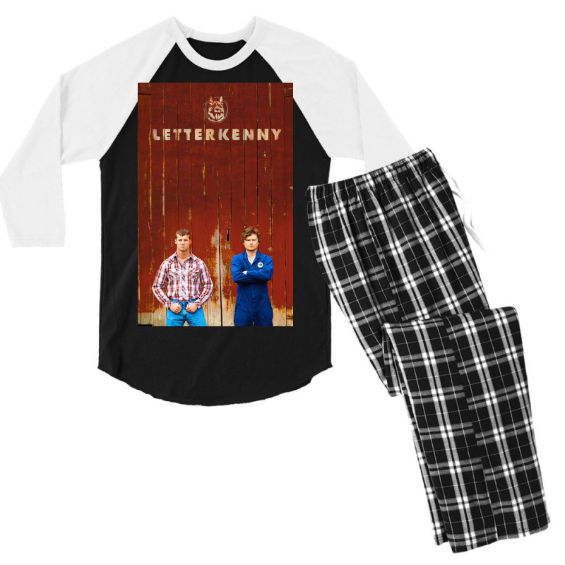 Letterkenny Poster Vintage (1) Men's 3/4 Sleeve Pajama Set by obontibencekn | Artistshot