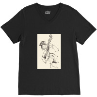 Contrabass Groovin' V-neck Tee | Artistshot