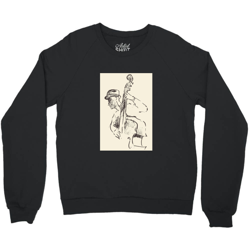 Contrabass Groovin' Crewneck Sweatshirt by JamesBurges | Artistshot