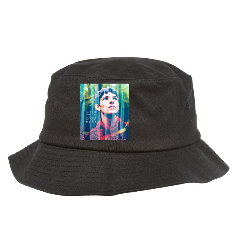 Merlin Poster Girl (1) Bucket Hat | Artistshot