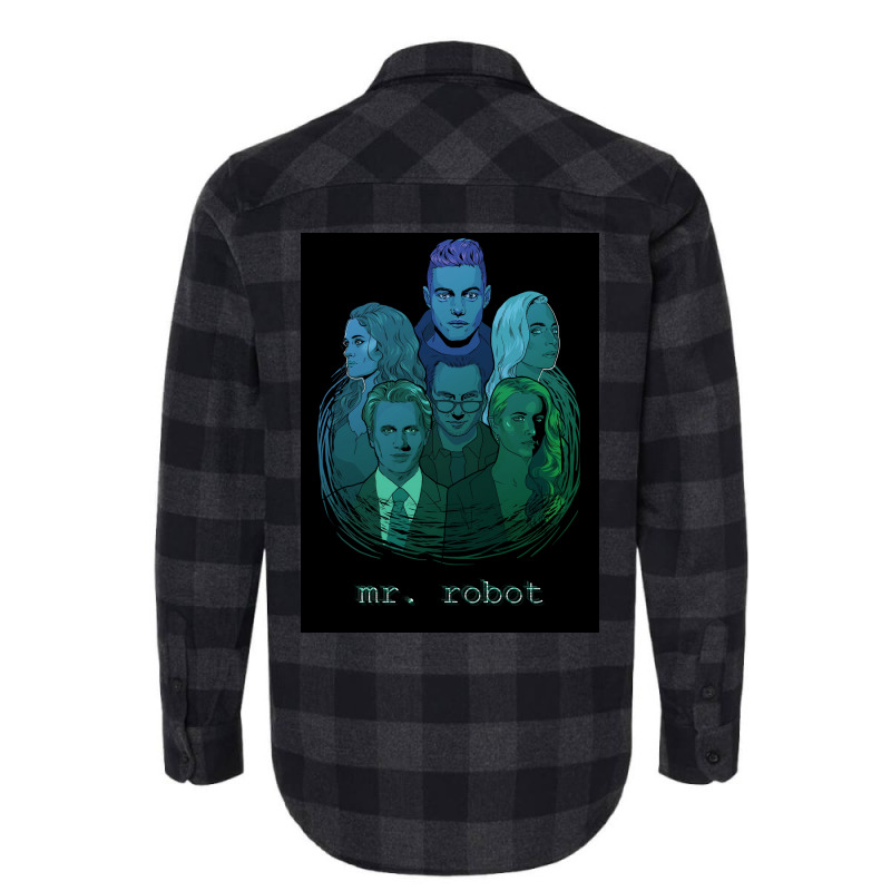 Mr Robot Poster Cute Flannel Shirt by shabnajianxiq | Artistshot