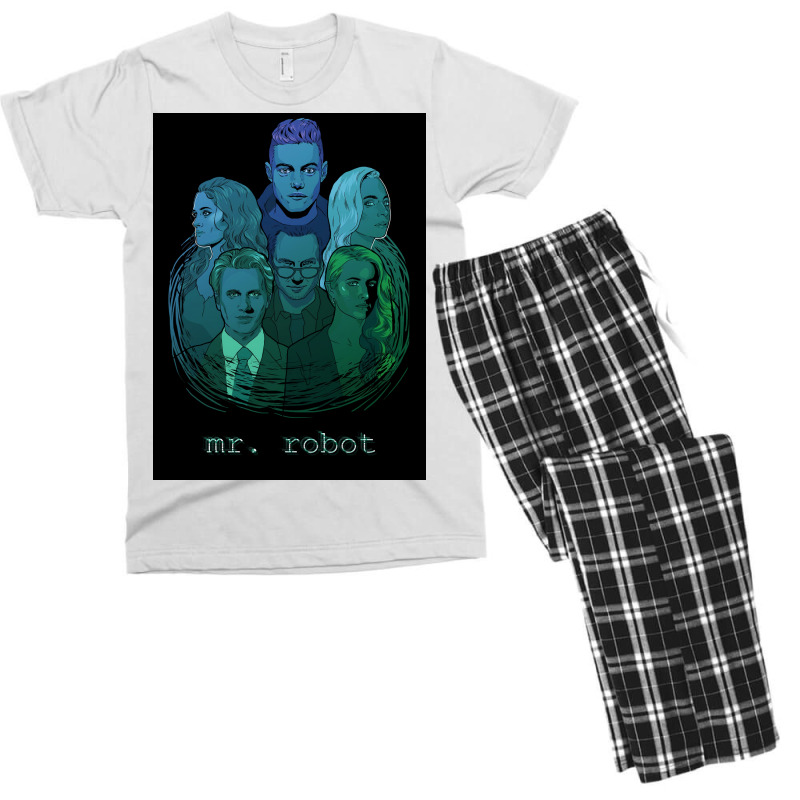 Mr Robot Poster Cute Men's T-shirt Pajama Set by shabnajianxiq | Artistshot