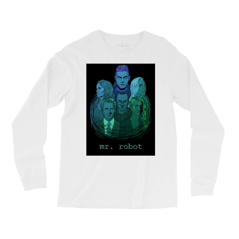 Mr Robot Poster Cute Long Sleeve Shirts by shabnajianxiq | Artistshot