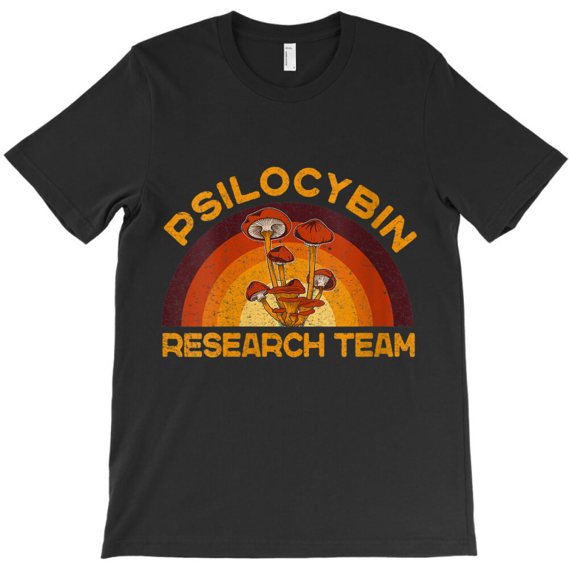 Womens Retro Mushroom Shirt, Vintage Psilocybin Research Team V-neck T-shirt | Artistshot