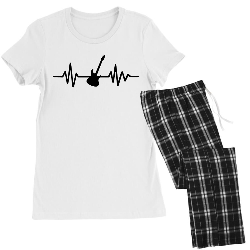 Heartbeat Electric Guitar Women's Pajamas Set by Lissette | Artistshot