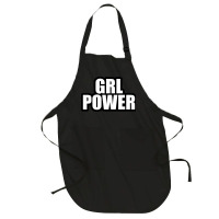 Grl Power... Inspirational Saying Full-length Apron | Artistshot