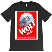 Wolf Cola Poster Hippie T-shirt | Artistshot