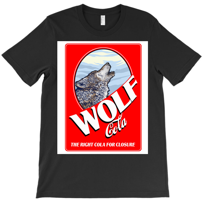 Wolf Cola Poster Hippie T-shirt | Artistshot