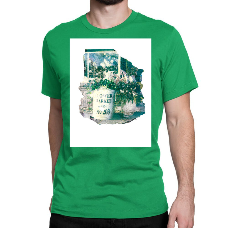 Emulsion Lift 1 Flower Market Classic Summer 70s Classic T-shirt by idrogoajddjs | Artistshot