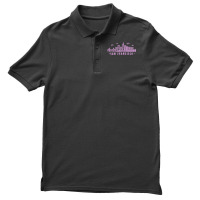 Womens San Francisco California Pink Vintage Skyline Men's Polo Shirt | Artistshot