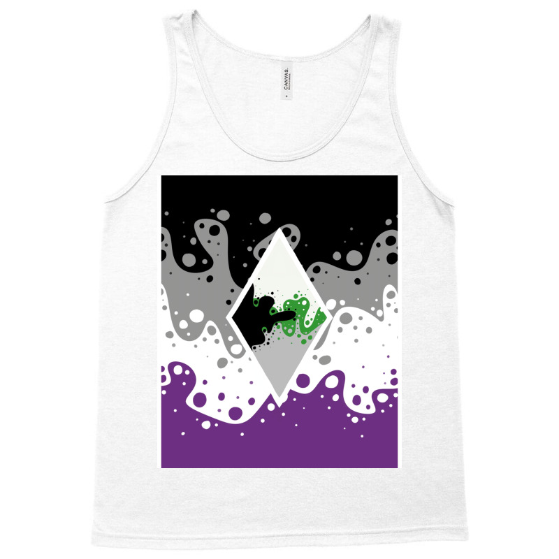 Identity Fluid Combined Ace And Demiromantic   Diamond Tank Top by siddiramika3 | Artistshot