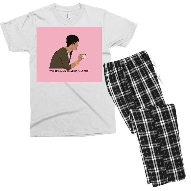 Youx27re Doing Amazing Sweetie Poster 80s Men's T-shirt Pajama Set | Artistshot