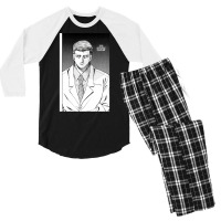 David Eagle Men's 3/4 Sleeve Pajama Set | Artistshot