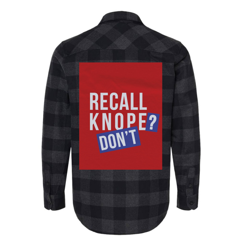 Recall Knope Donx27t Poster Nostalgia Flannel Shirt by shabnajianxiq | Artistshot