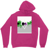 Identity Fluid Combined Demiromantic And Demisexual   Diamond Unisex Hoodie | Artistshot