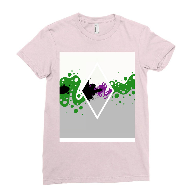 Identity Fluid Combined Demiromantic And Demisexual   Diamond Ladies Fitted T-Shirt by siddiramika3 | Artistshot